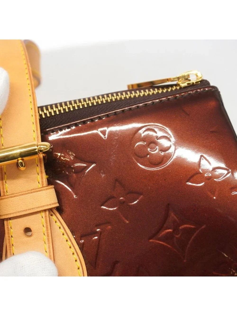 Louis Vuitton Handbag Vernis Rosewood Avenue Amarante